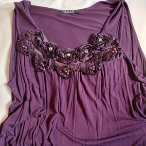Dressy Purple Tank